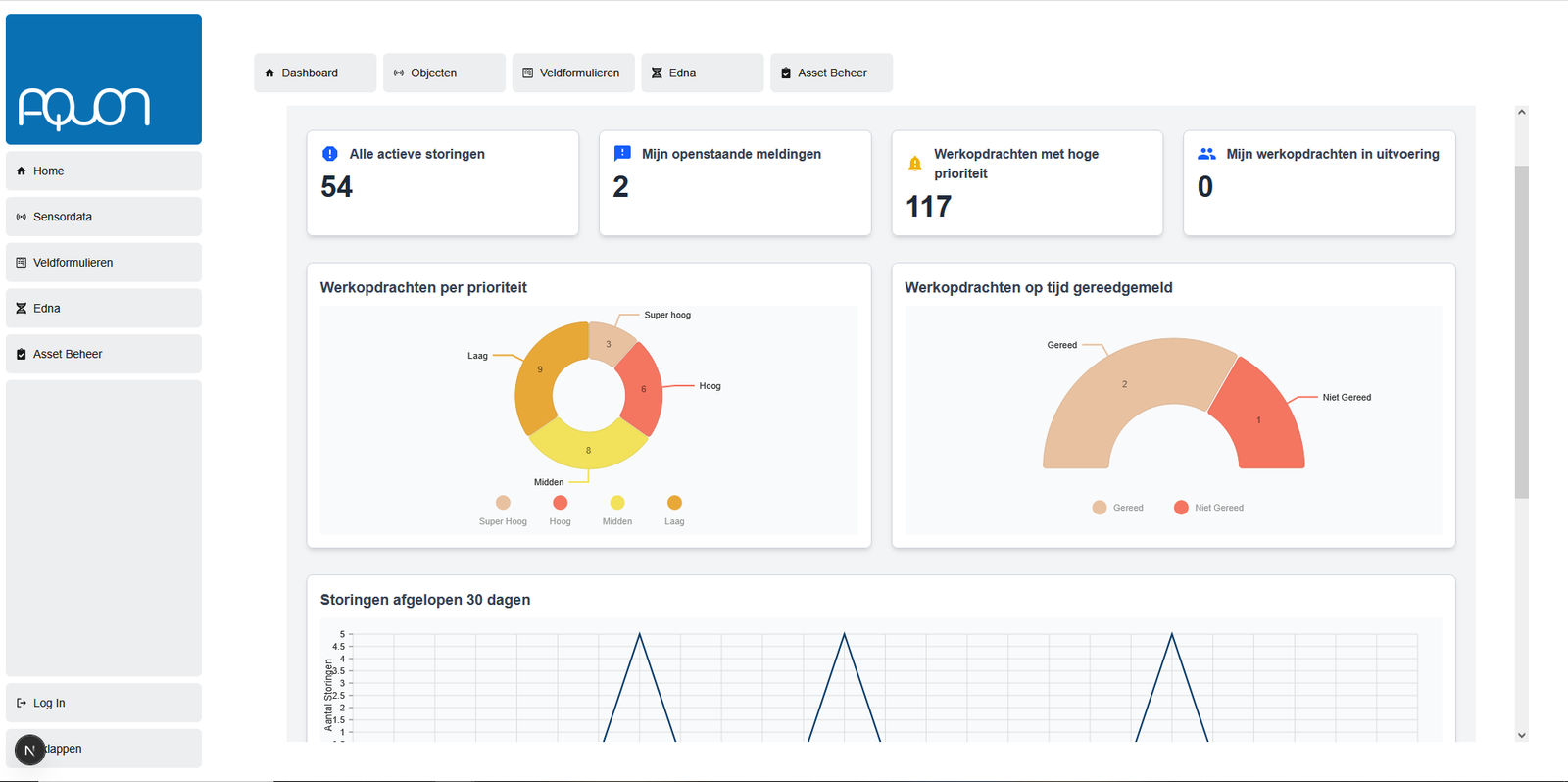 Screenshot 1 of Full Stack Application